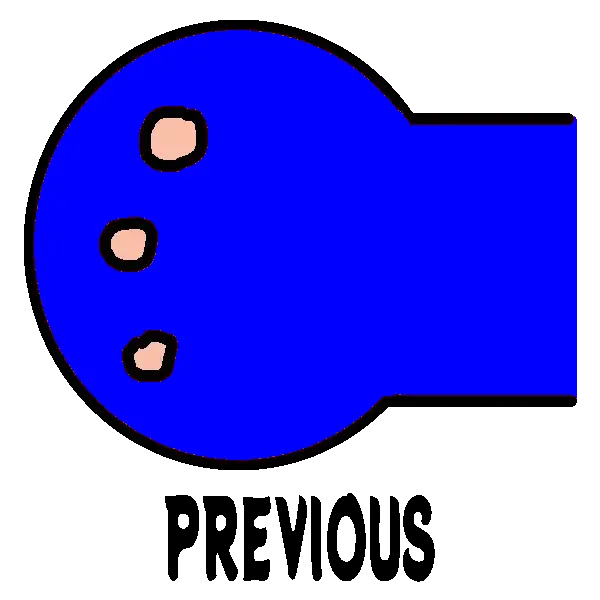 a paw used to navigate to the previous day's comic